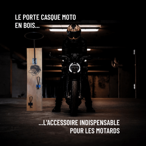 porte casque moto -motard